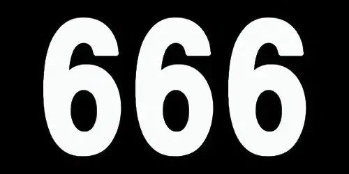 Factory Effex 3pk 4in Pro Number 6 Stickers White 04-2566