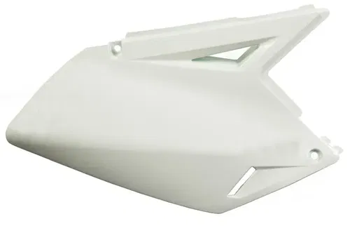 Factory Effex White Side Number Plates 11-75422 for Suzuki RMZ250 2007-2009