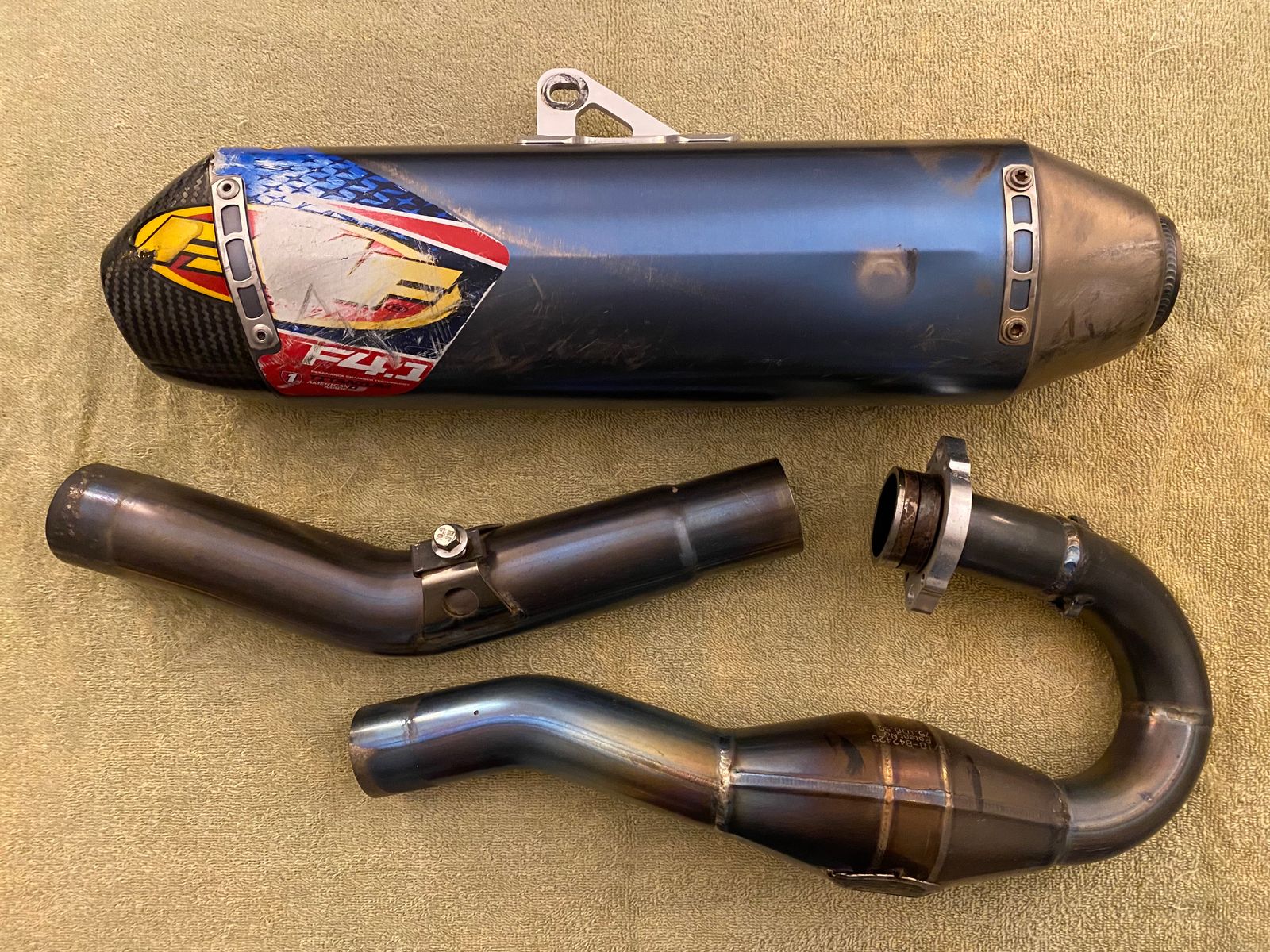 16 18 KX450F FMF F4.1 RCT Titanium Full Exhaust System