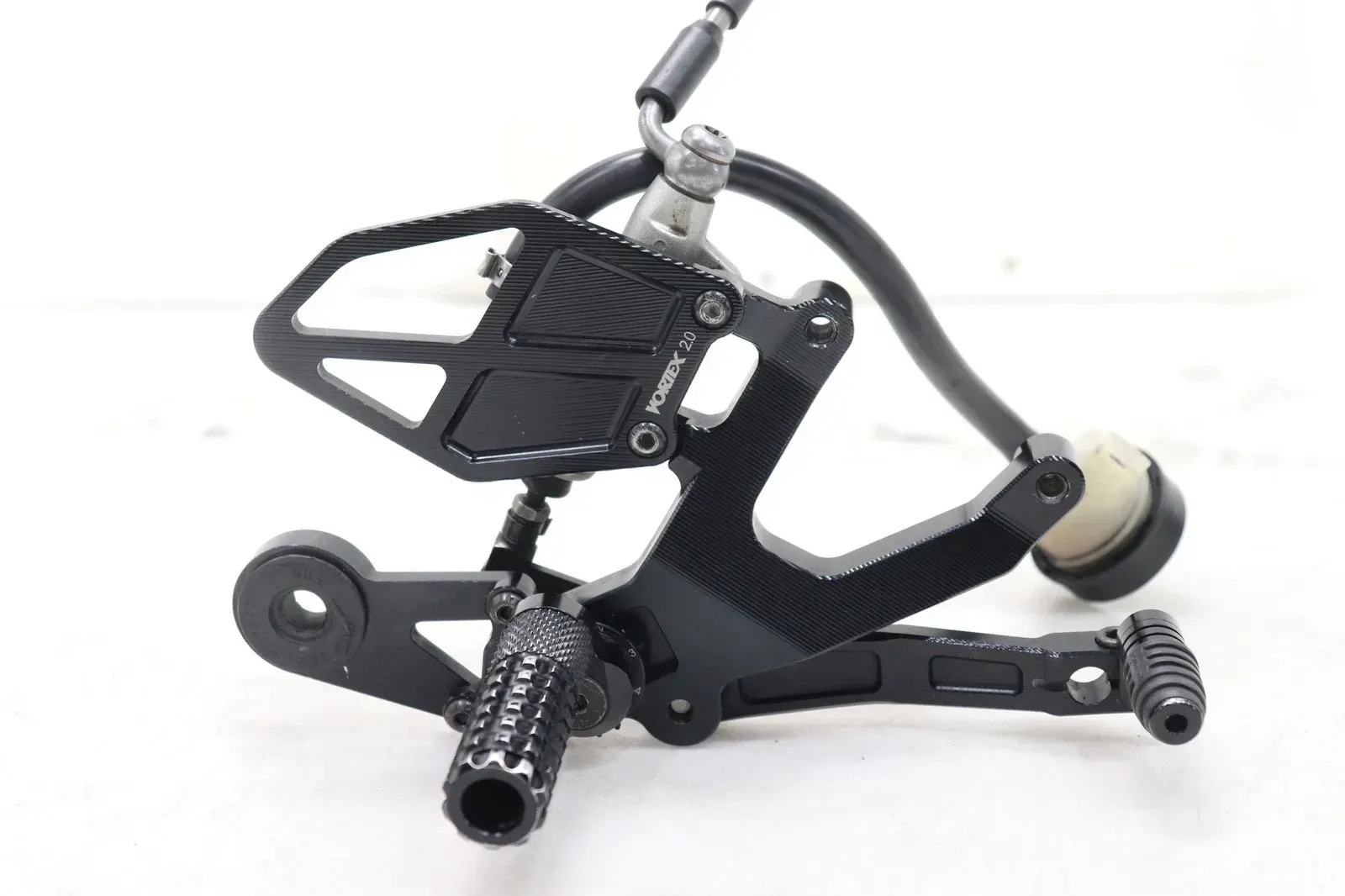 15-19 BMW S1000RR VORTEX RIGHT REARSET REAR SET DRIVER FOOT PEG BRAKE MASTER