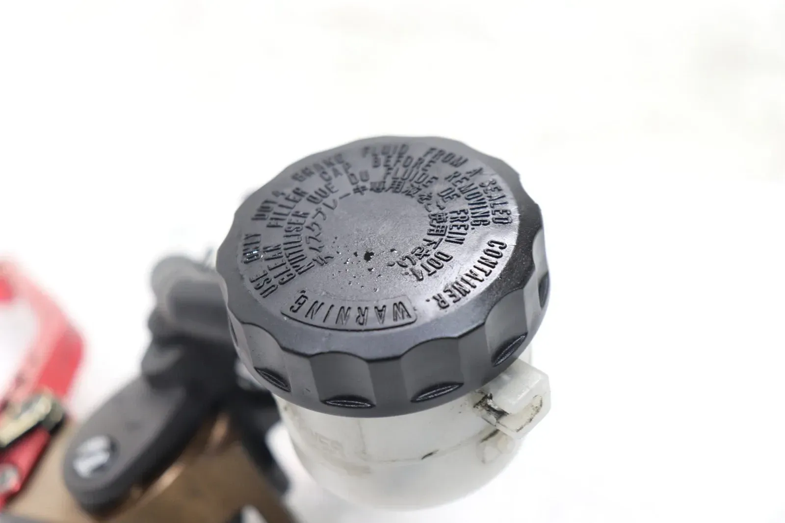 17-25 KAWASAKI NINJA ZX6R OEM RIGHT CLIPON HANDLEBAR BRAKE LEVER