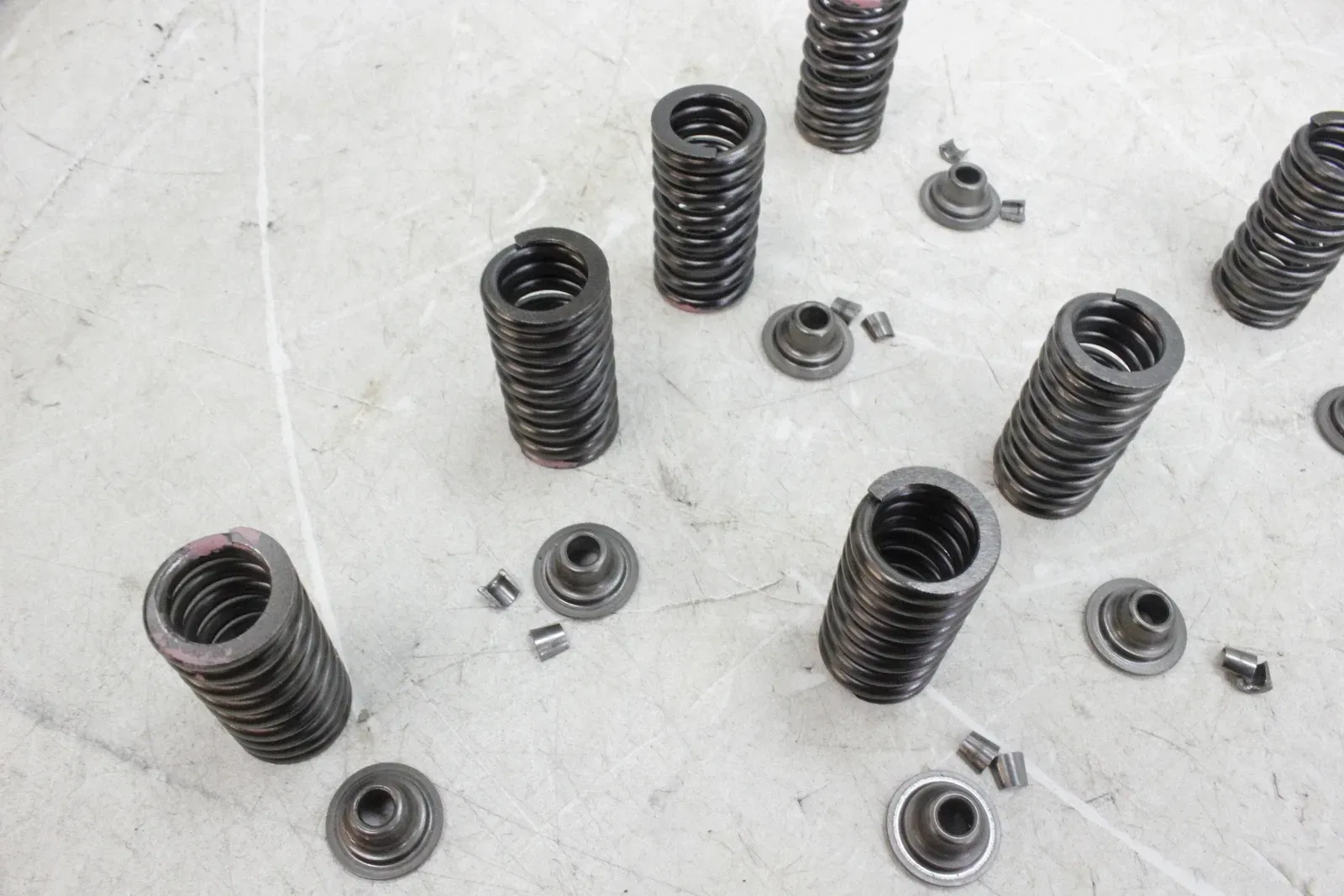 2009 - 2012 HONDA CBR600RR EXHAUST SPRING AND SEAT ASSEMBLY SET