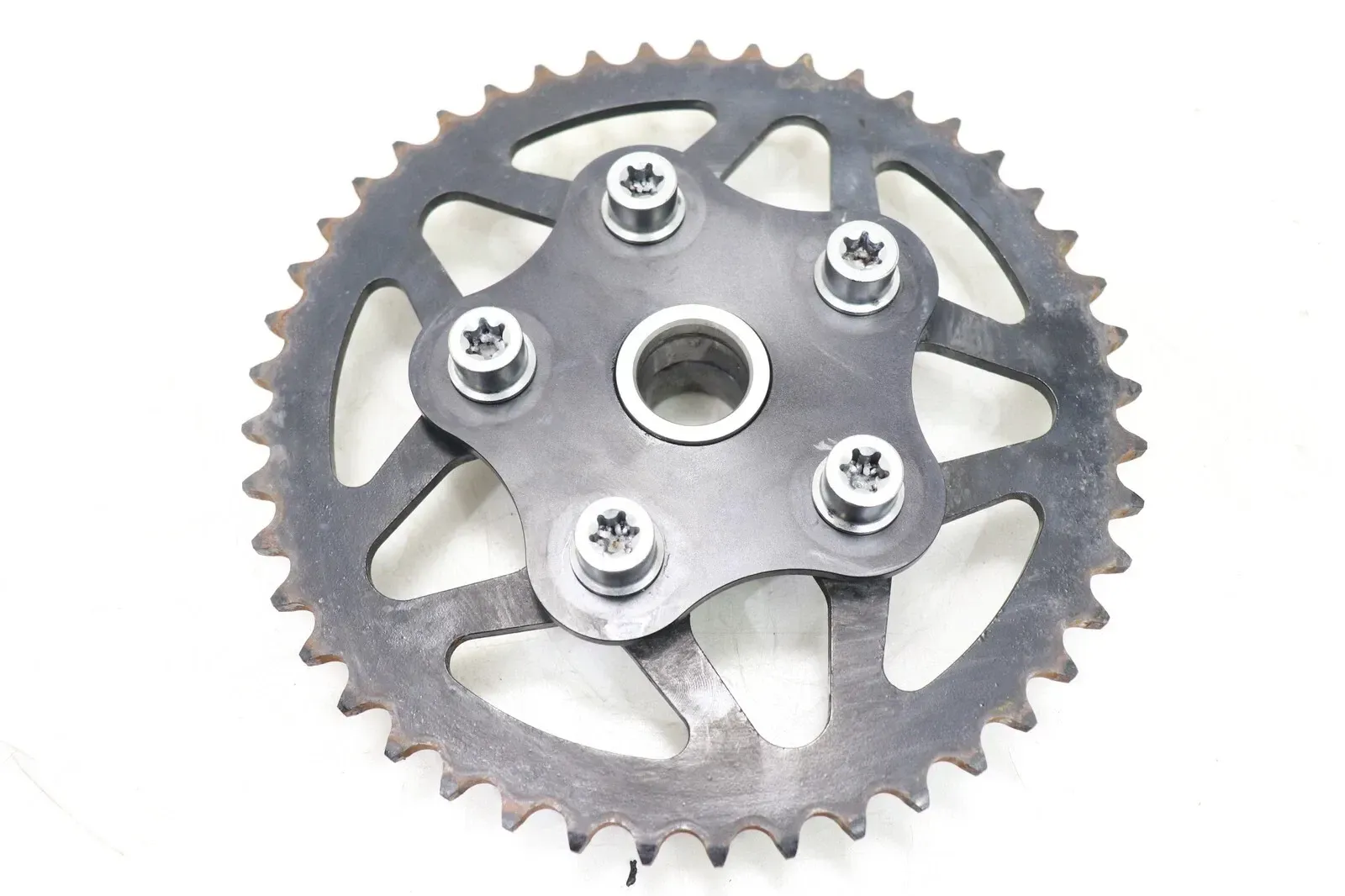 09-19 BMW S1000RR OEM HP REAR BACK MAIN DRIVE CHAIN SPROCKET WHEEL HUB *7K MILES