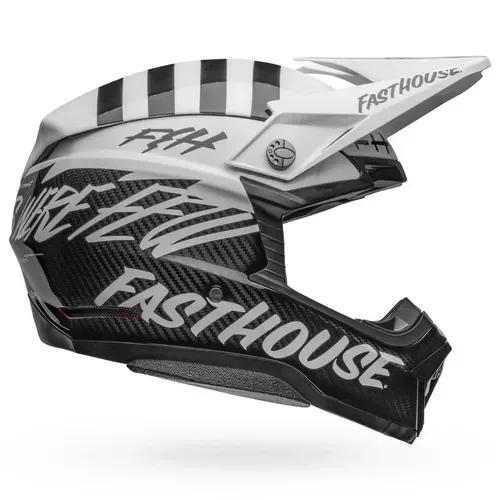 BELL MOTO-10 FASTHOUSE MOD SQUAD GLOSS WHITE/BLACK