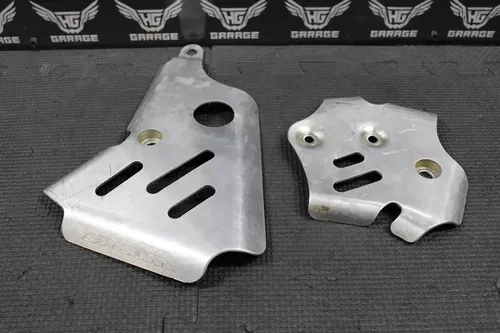 2003 2004 YAMAHA YZ250 2 STROKE WORKS CONNECTION FRAME GUARDS SHIELDS PROTECTORS