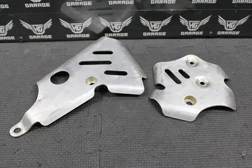 2003 2004 YAMAHA YZ250 2 STROKE WORKS CONNECTION FRAME GUARDS SHIELDS PROTECTORS