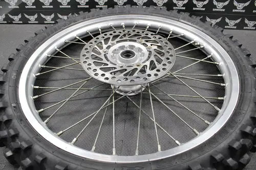 2001 HONDA CR250R OEM FRONT WHEEL RIM HUB TIRE ROTOR COMPLETE 44650-MAC-680