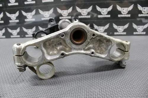 1985 KAWASAKI KX80 OEM FRONT FORKS LOWER UPPER TRIPLE TREE STEM BAR CLAMP