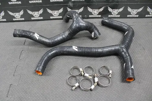 2002 2003 HONDA CRF450R OEM LEFT RIGHT ICW BRACED RADIATORS MISHIMOTO HOSES