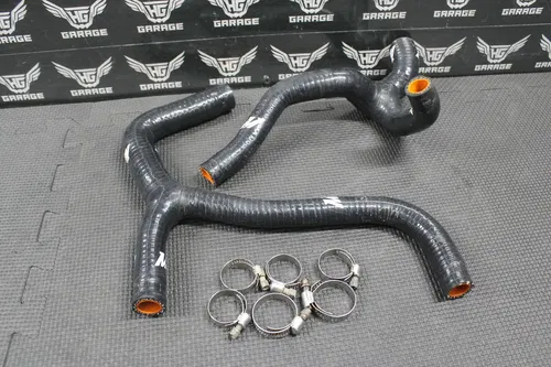 2002 2003 HONDA CRF450R OEM LEFT RIGHT ICW BRACED RADIATORS MISHIMOTO HOSES