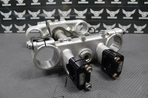 2002 SUZUKI 00-04 DRZ400 DRZ400E FRONT FORKS LOWER UPPER TRIPLE TREE STEM CLAMP