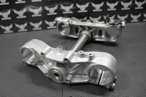 2002 SUZUKI 00-04 DRZ400 DRZ400E FRONT FORKS LOWER UPPER TRIPLE TREE STEM CLAMP
