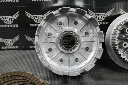 2005 03-05 HONDA CRF450R OEM CLUTCH W PLATES BASKET HUB ASSY 22100-MEB-770 GOOD