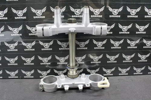 2003 YAMAHA YZ125 OEM FRONT FORKS LOWER UPPER TRIPLE TREE STEM BAR CLAMPS NICE!