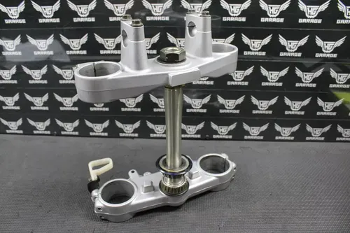 2003 YAMAHA YZ125 OEM FRONT FORKS LOWER UPPER TRIPLE TREE STEM BAR CLAMPS NICE!