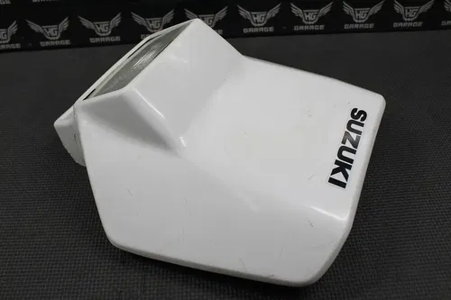 2000 2001 SUZUKI DRZ400 DRZ400E OEM WHITE HEADLIGHT SHROUD COVER HOUSING BULB