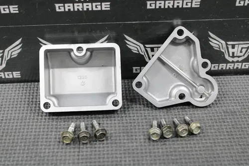 2003 93-04 KAWASAKI KX250 OEM EXHAUST POWER VALVE CYLINDER COVERS & BOLTS SET