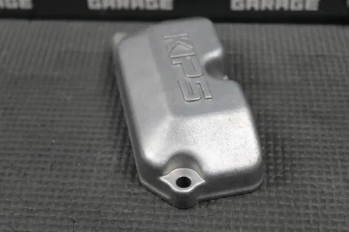 1991 KAWASAKI 88-91 KX125 OEM KIPS POWERVALVE RESONATOR COVER 14024-1565 #2