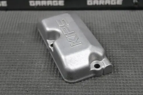 1991 KAWASAKI 88-91 KX125 OEM KIPS POWERVALVE RESONATOR COVER 14024-1565 #2