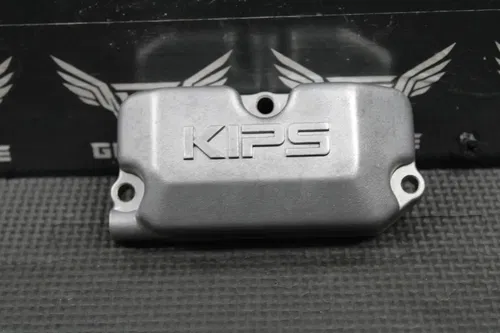 1991 KAWASAKI 88-91 KX125 OEM KIPS POWERVALVE RESONATOR COVER 14024-1565 #2