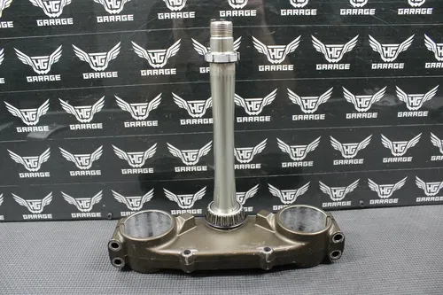 2007 2008 KAWASAKI KX250F OEM FRONT FORKS LOWER TRIPLE TREE STEERING STEM CLAMP