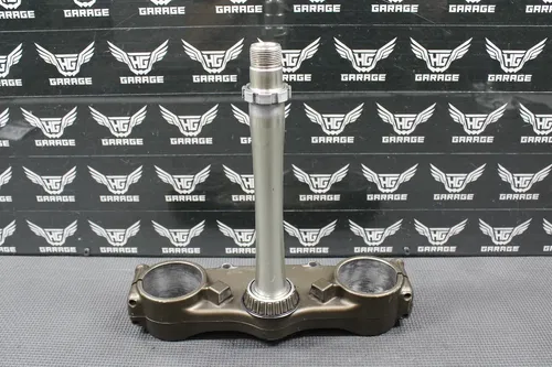 2007 2008 KAWASAKI KX250F OEM FRONT FORKS LOWER TRIPLE TREE STEERING STEM CLAMP