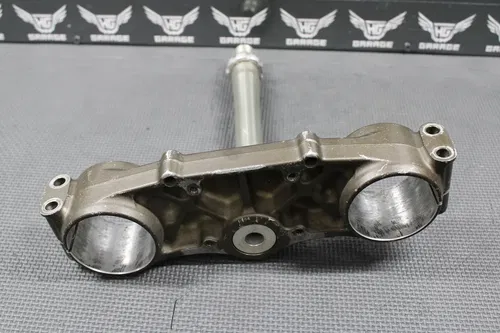 2007 2008 KAWASAKI KX250F OEM FRONT FORKS LOWER TRIPLE TREE STEERING STEM CLAMP