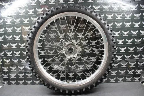 2010 02-14 YAMAHA YZ250F YZ125 YZ450F OEM EXCEL FRONT WHEEL RIM HUB TIRE GOOD!