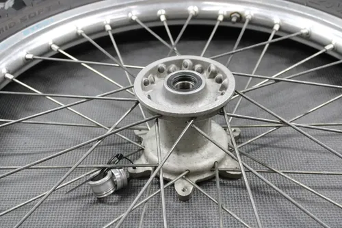 2010 02-14 YAMAHA YZ250F YZ125 YZ450F OEM EXCEL FRONT WHEEL RIM HUB TIRE GOOD!
