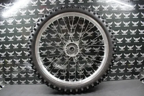 2010 02-14 YAMAHA YZ250F YZ125 YZ450F OEM EXCEL FRONT WHEEL RIM HUB TIRE GOOD!