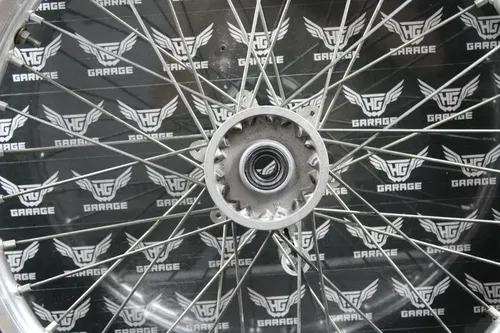 2010 02-14 YAMAHA YZ250F YZ125 YZ450F OEM EXCEL FRONT WHEEL RIM HUB TIRE GOOD!