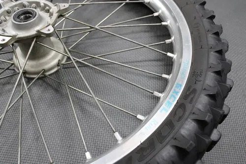 2010 02-14 YAMAHA YZ250F YZ125 YZ450F OEM EXCEL FRONT WHEEL RIM HUB TIRE GOOD!