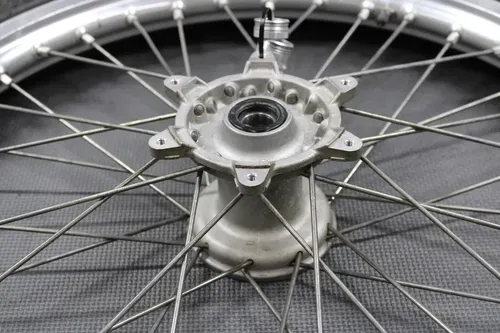2010 02-14 YAMAHA YZ250F YZ125 YZ450F OEM EXCEL FRONT WHEEL RIM HUB TIRE GOOD!