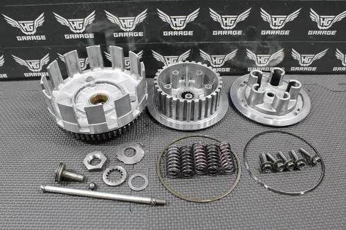 2007 YAMAHA 01-07 YZ250F WR250F OEM COMPLETE CLUTCH W BASKET HUB SPRINGS GOOD!