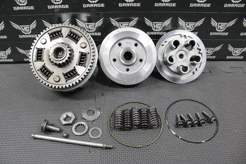 2007 YAMAHA 01-07 YZ250F WR250F OEM COMPLETE CLUTCH W BASKET HUB SPRINGS GOOD!
