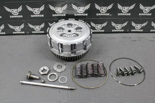 2007 YAMAHA 01-07 YZ250F WR250F OEM COMPLETE CLUTCH W BASKET HUB SPRINGS GOOD!