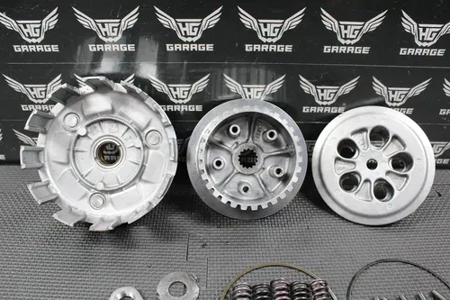 2007 YAMAHA 01-07 YZ250F WR250F OEM COMPLETE CLUTCH W BASKET HUB SPRINGS GOOD!
