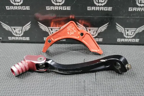 2012 11-16 HONDA CRF450R HAMMERHEAD DESIGNS SHIFT PEDAL LEVER & CASE SAVER RED