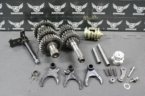 2011 KTM 11-19 350 SXF OEM TRANSMISSION TRANNY GEARS SHAFTS SHIFT FORKS SET GOOD