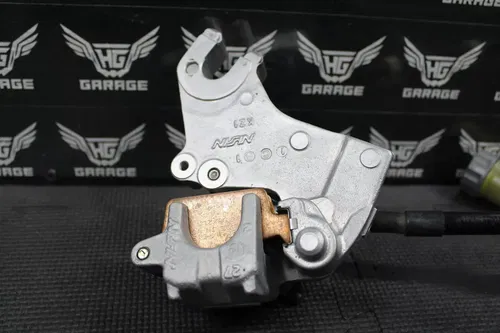2002 97-04 HONDA XR400R OEM NISSIN REAR BACK BRAKE CALIPER MASTER CYLINDER LEVER