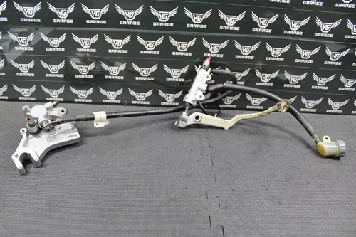 2002 97-04 HONDA XR400R OEM NISSIN REAR BACK BRAKE CALIPER MASTER CYLINDER LEVER