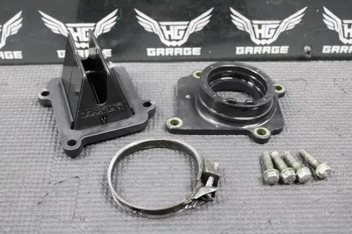 2005 05-07 YAMAHA YZ125 VFORCE 3 INTAKE REED BLOCK CARBON REEDS INTAKE BOOT