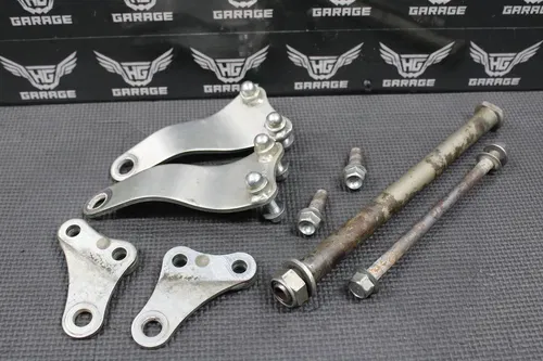 2019 17-19 YAMAHA YZ250FX OEM ENGINE MOTOR MOUNT STAY BRACKETS BOLTS SWING PIVOT