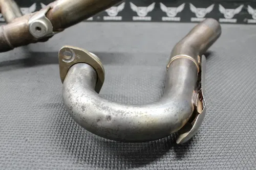 2006 HONDA 06-09 CRF250R YOSHIMURA DUAL EXHAUST PIPE CHAMBER HEADER MUFFLERS