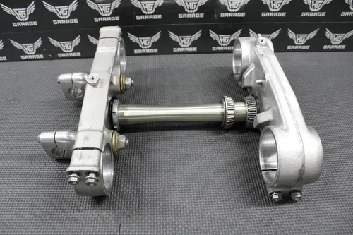2001 00-03 HONDA CR125R OEM FRONT FORKS LOWER UPPER TRIPLE TREE STEM BAR CLAMP
