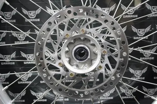 2002 02-07 HONDA CR125R OEM TAKASAGO FRONT WHEEL RIM HUB TIRE 44650-KZ4-820