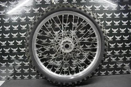 2002 02-07 HONDA CR125R OEM TAKASAGO FRONT WHEEL RIM HUB TIRE 44650-KZ4-820