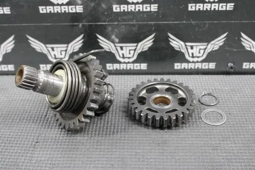 2003 SUZUKI 01-04 RM250 OEM KICKSTART KICK START SHAFT W IDLER GEAR 26211-05D03
