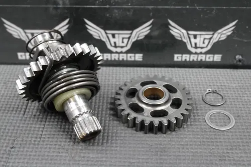 2003 SUZUKI 01-04 RM250 OEM KICKSTART KICK START SHAFT W IDLER GEAR 26211-05D03