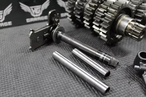 2015 KTM 350 SXF SX-F OEM TRANSMISSION TRANNY TRANS MAIN COUNTER SHAFTS GEARS
